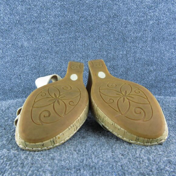 Born Women‎ Ankle Strap Sandal Shoes Size 11 Medium Beige Leather - Picture 10 of 10
